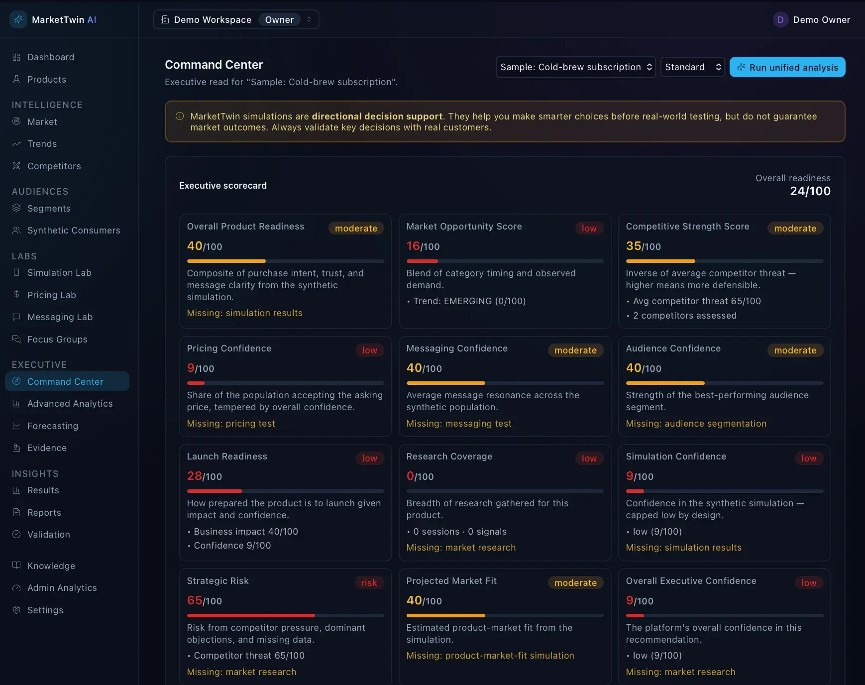 Synthetic Consumer Simulation Engine — screen 13